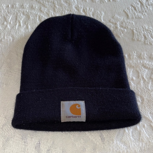 Carhartt Other - Gently Loved Carhartt Navy Blue Knit Beanie Unisex